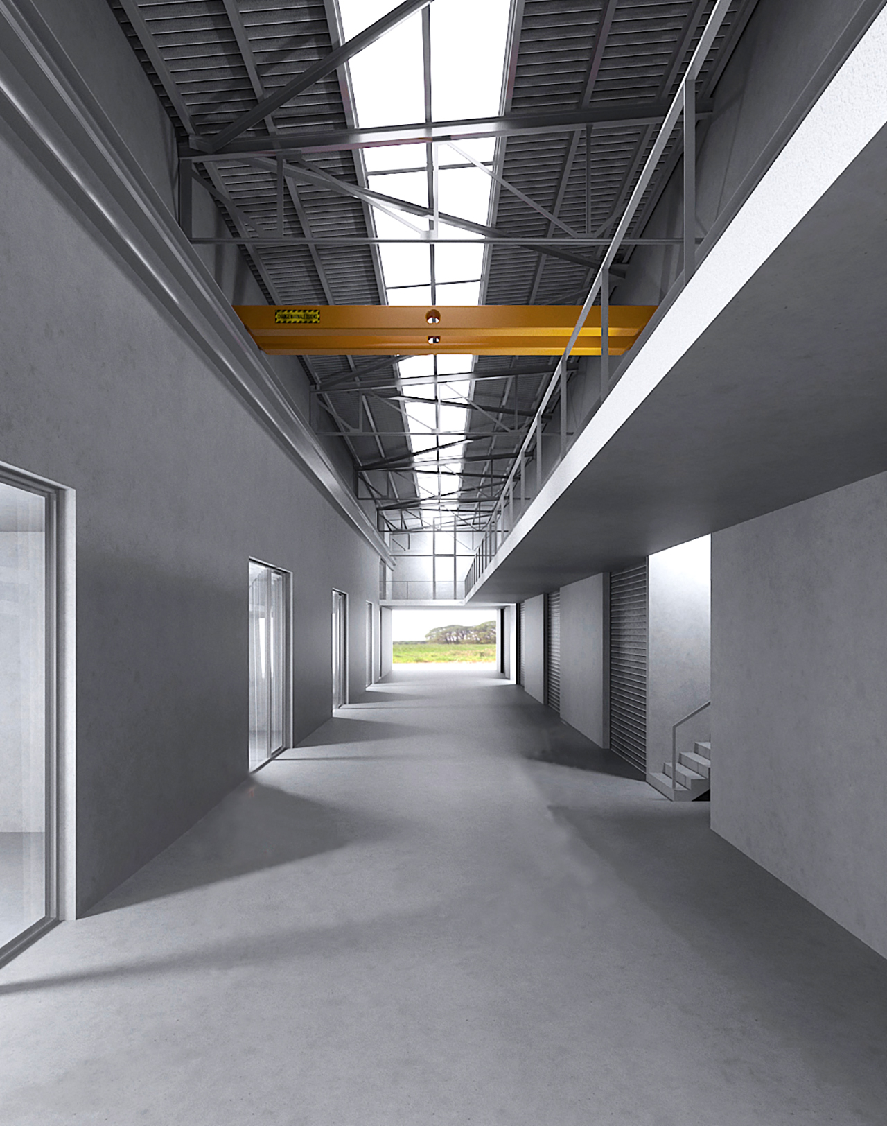Open competition for the extension, and renovation of an industrial building for the city sanitation departement 